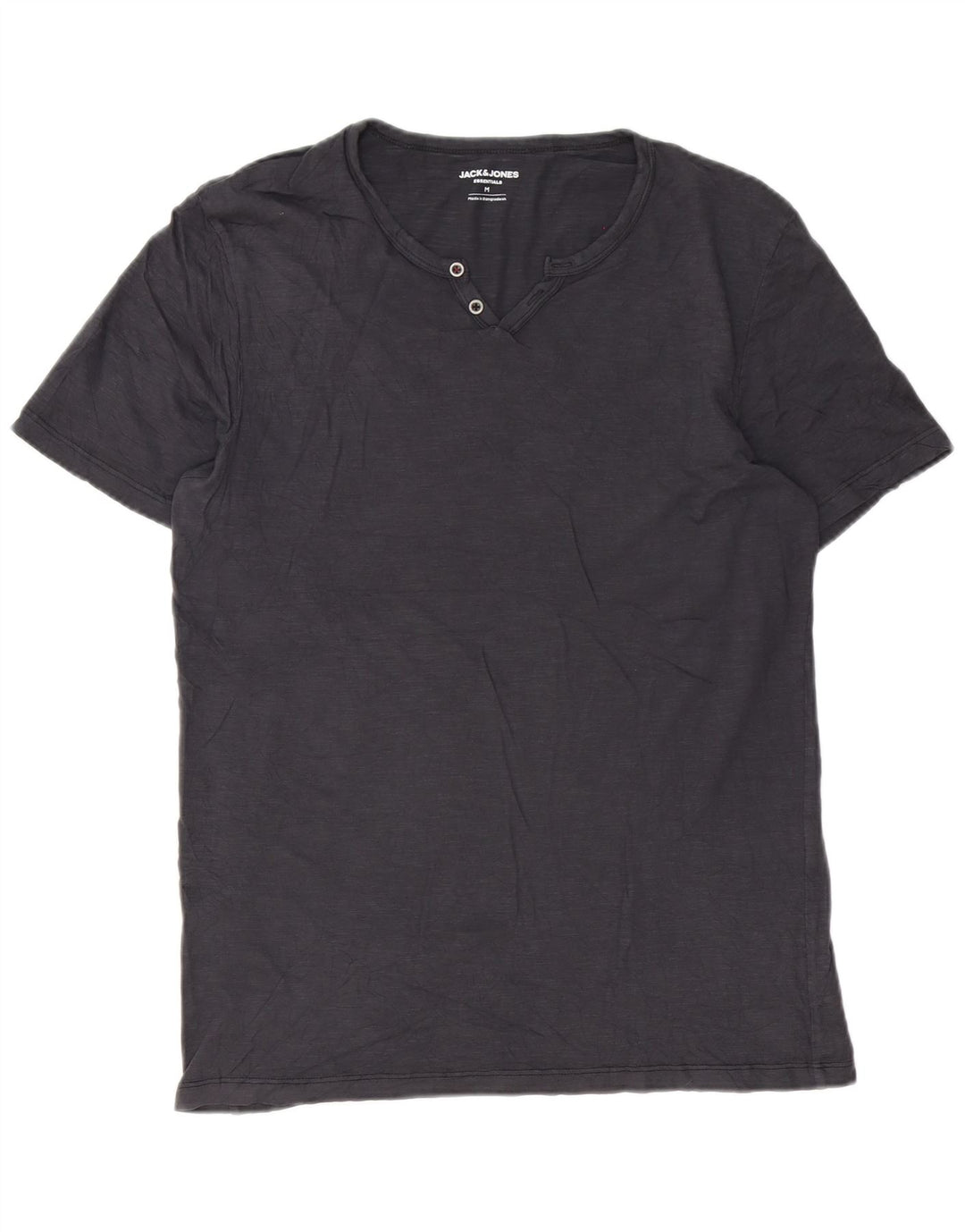 Jack & Jones Mens T-Shirt Top Medium Grey