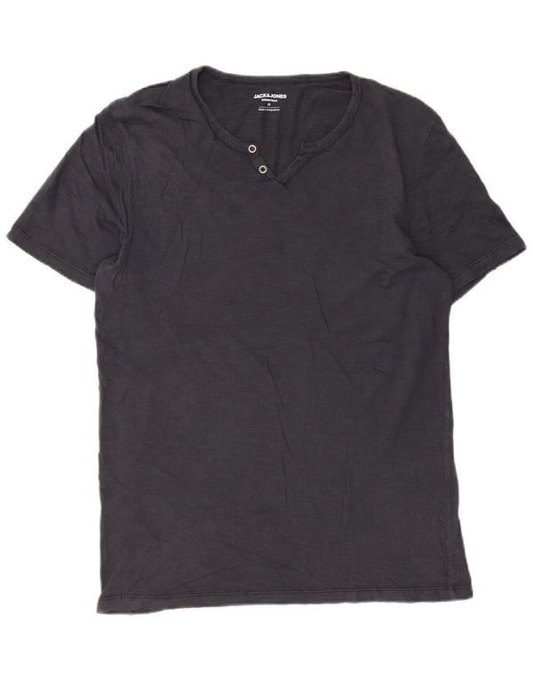 Jack & Jones Mens T-Shirt Top Medium Grey