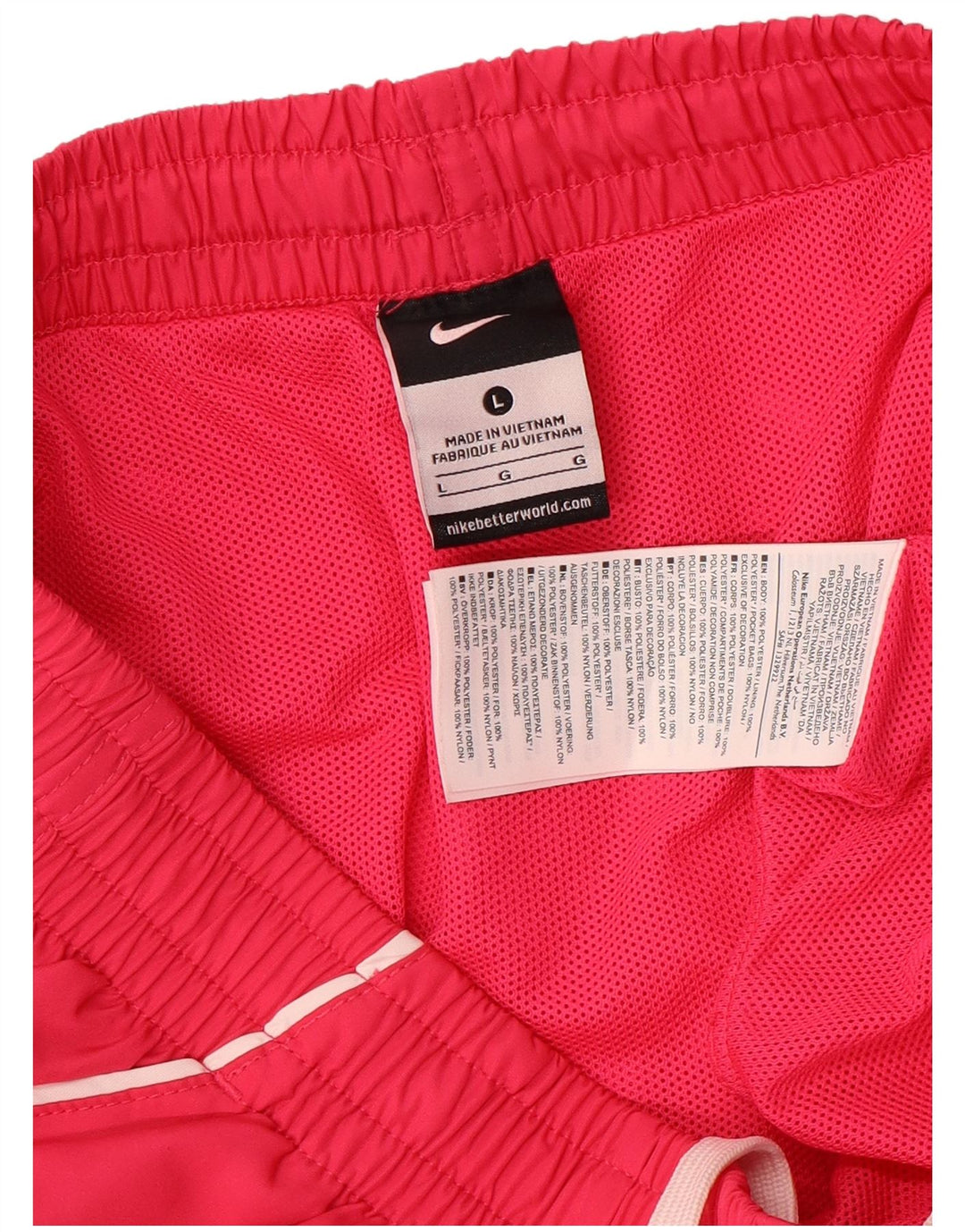 Nike Mens Graphic Sport Shorts Large  Pink Polyester