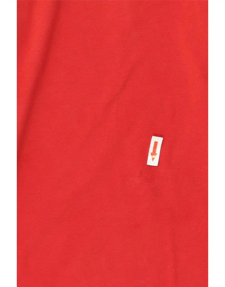 Nike Mens T-Shirt Top UK 45/47 XL Red Colourblock