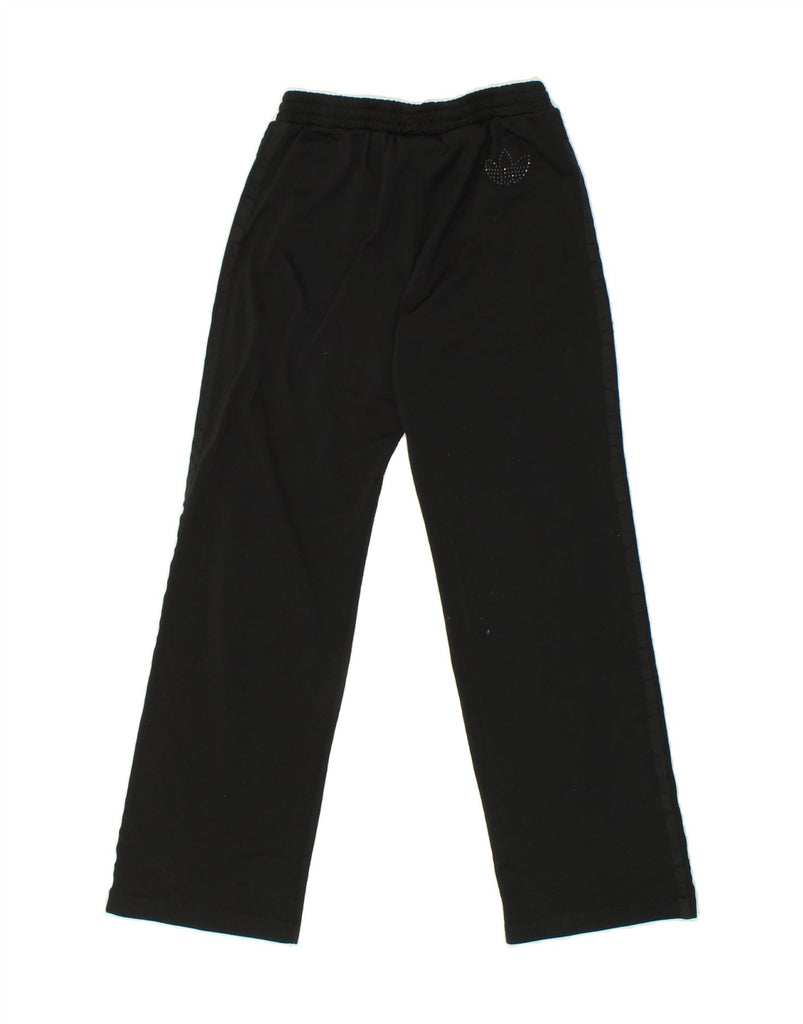 ADIDAS Womens Tracksuit Trousers EU 36 Small Black Polyester Vintage Adidas and Second-Hand Adidas from Messina Hembry 