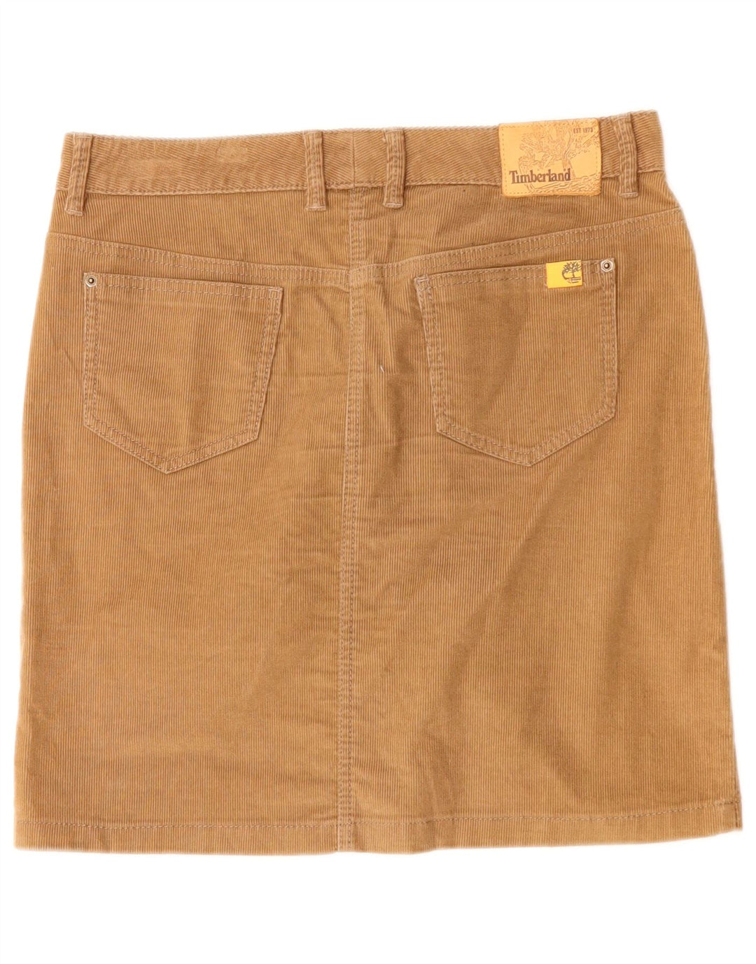 Timberland Womens Corduroy Skirt W29 Medium Beige Cotton