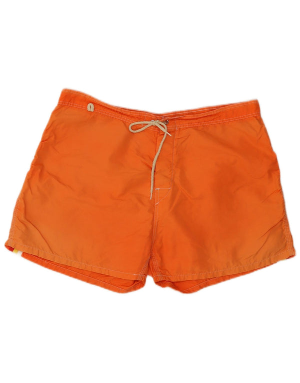 Sundek Mens Swimming Shorts Large  Orange Nylon