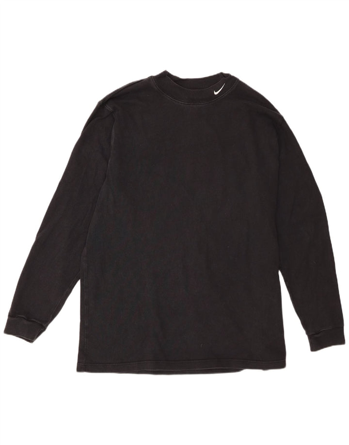 Nike Mens Top Long Sleeve XL Black Cotton