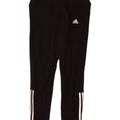 Adidas Womens Leggings UK 8/10 Small Black Cotton