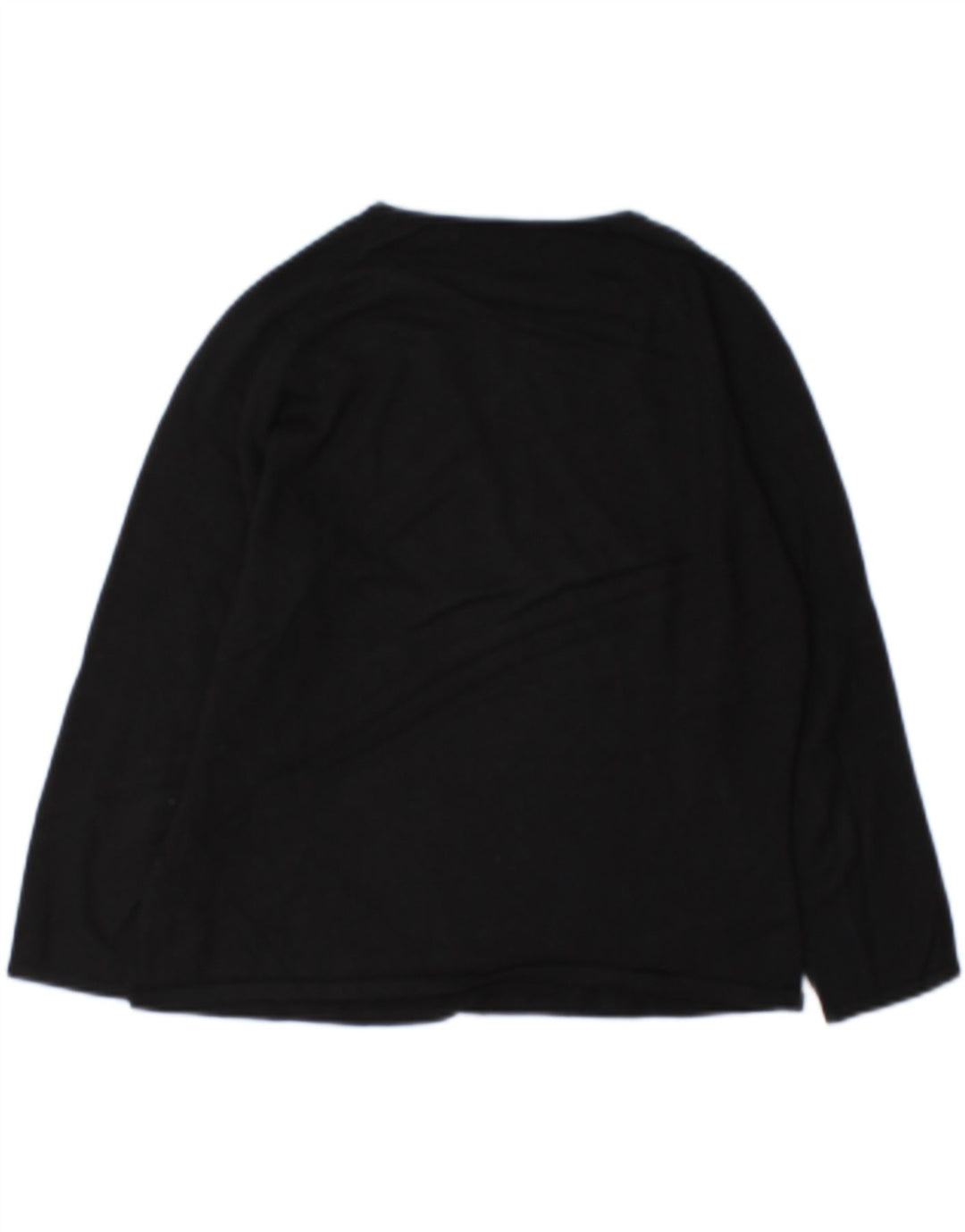 Marks & Spencer Womens Crop Boat Neck Jumper Sweater UK 14 Medium Black