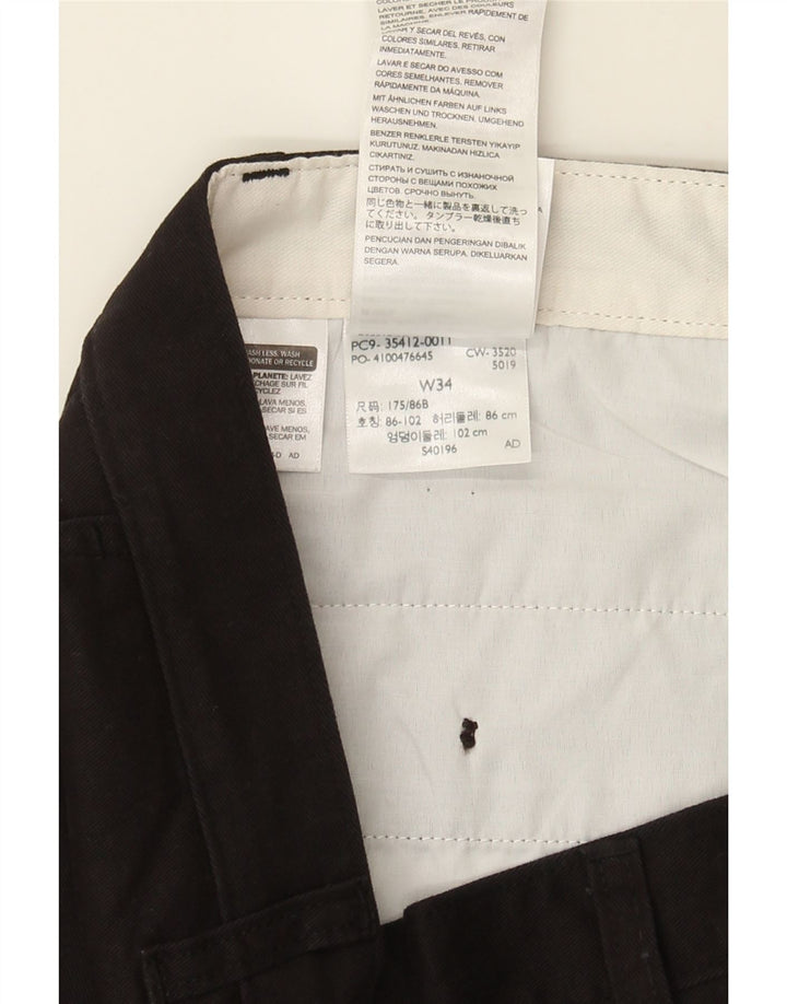 DOCKERS Mens Cargo Shorts W34 Large Black Cotton Vintage Dockers and Second-Hand Dockers from Messina Hembry 