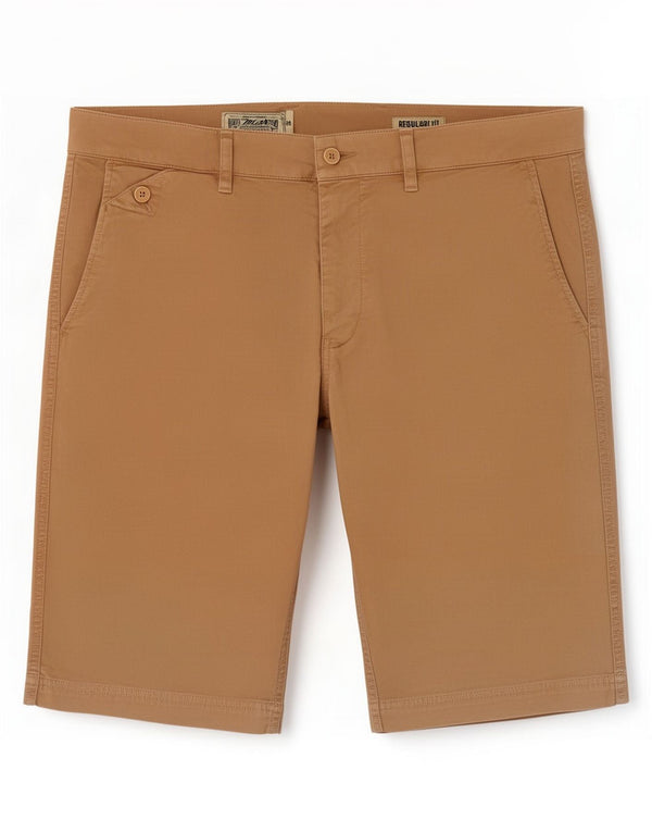 Marlboro Classics Mens Regular Fit Chino Shorts Large W36 Beige Cotton