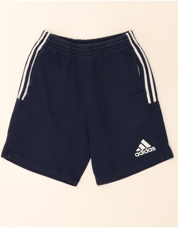 Adidas Mens Sport Shorts Medium Navy Blue Cotton