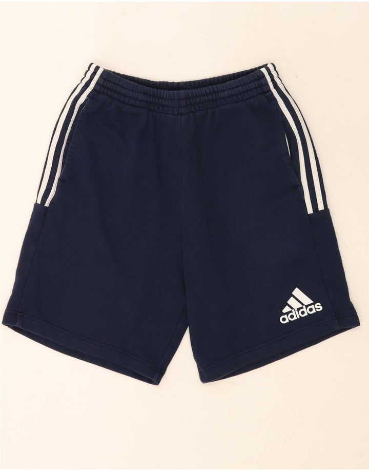 Adidas Mens Sport Shorts Medium Navy Blue Cotton