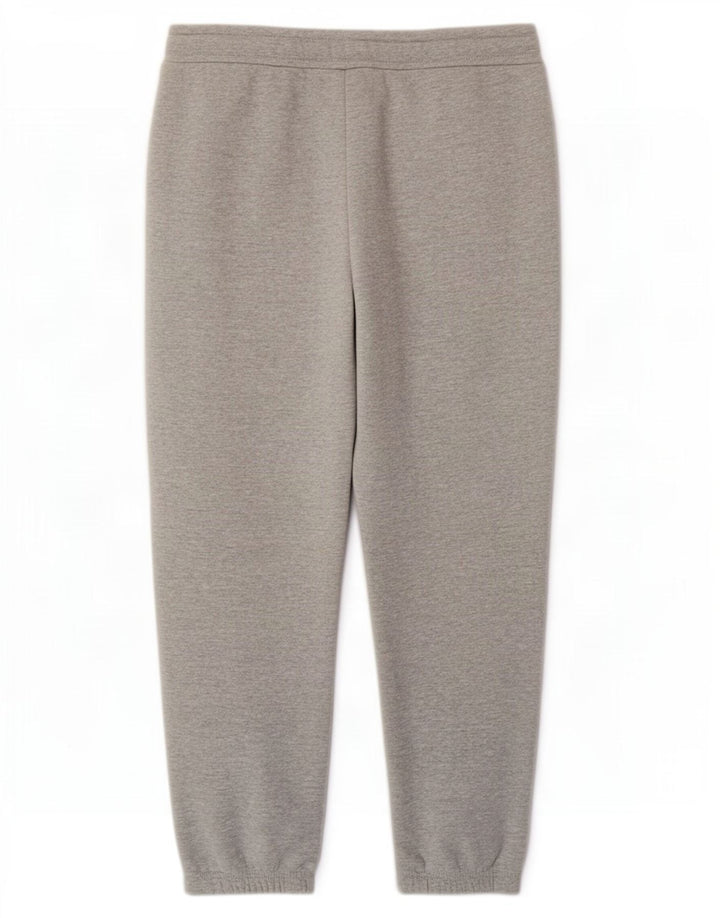 Bench Womens Graphic Tracksuit Trousers UK 16 Large Grey Cotton