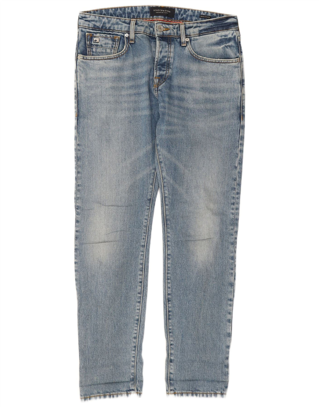 Scotch & Soda Mens Slim Jeans W30 L30 Blue Cotton