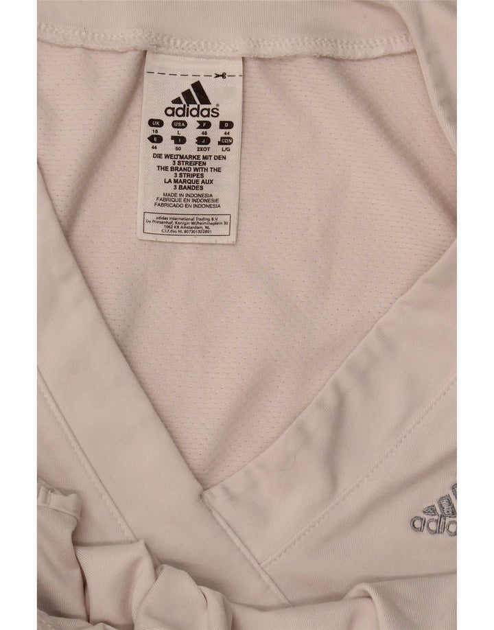 Adidas Womens Climalite Vest Top UK 18 XL White