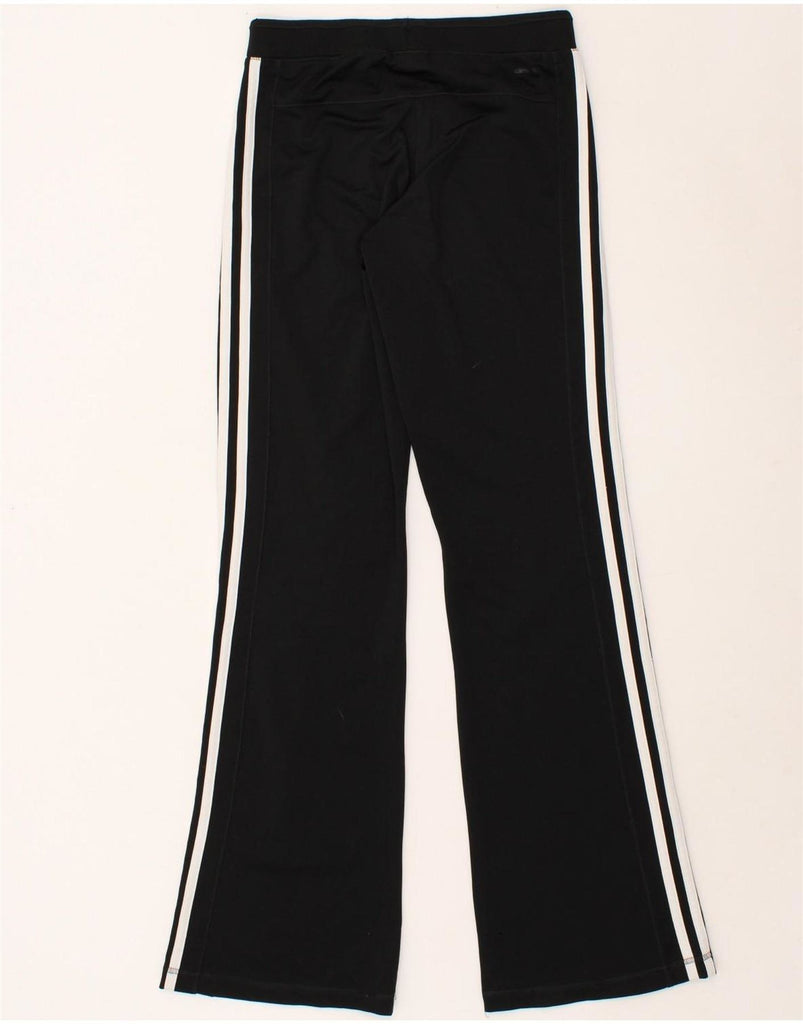 ADIDAS Girls Tracksuit Trousers 14-15 Years Black Polyester Vintage Adidas and Second-Hand Adidas from Messina Hembry 