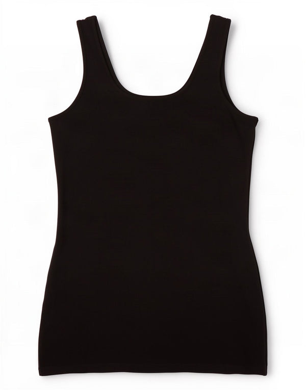 Lipsy Womens Vest Top UK 12 Medium Black Viscose