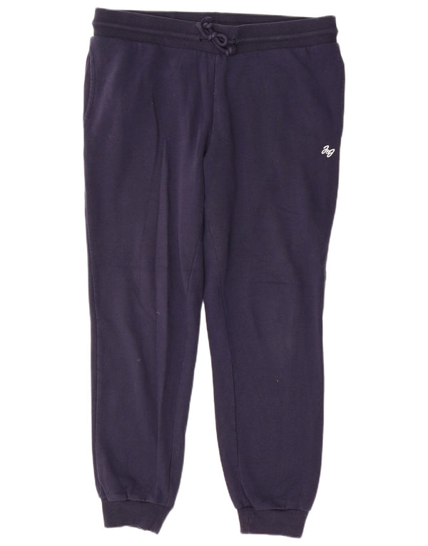 Jack & Jones Mens Tracksuit Trousers Joggers Large Navy Blue Cotton