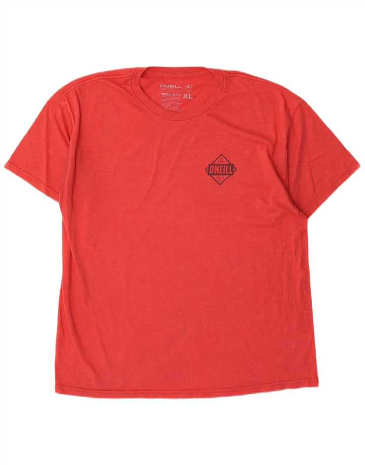 O'Neill Mens Graphic T-Shirt Top XL Red Cotton