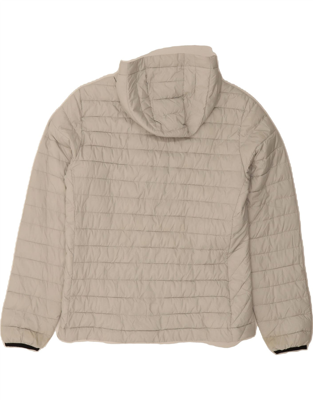 CHAMPION Womens Hooded Padded Jacket UK 18 XL Grey Polyester Modern Vintage Champion and Second-Hand Champion from Messina Hembry 