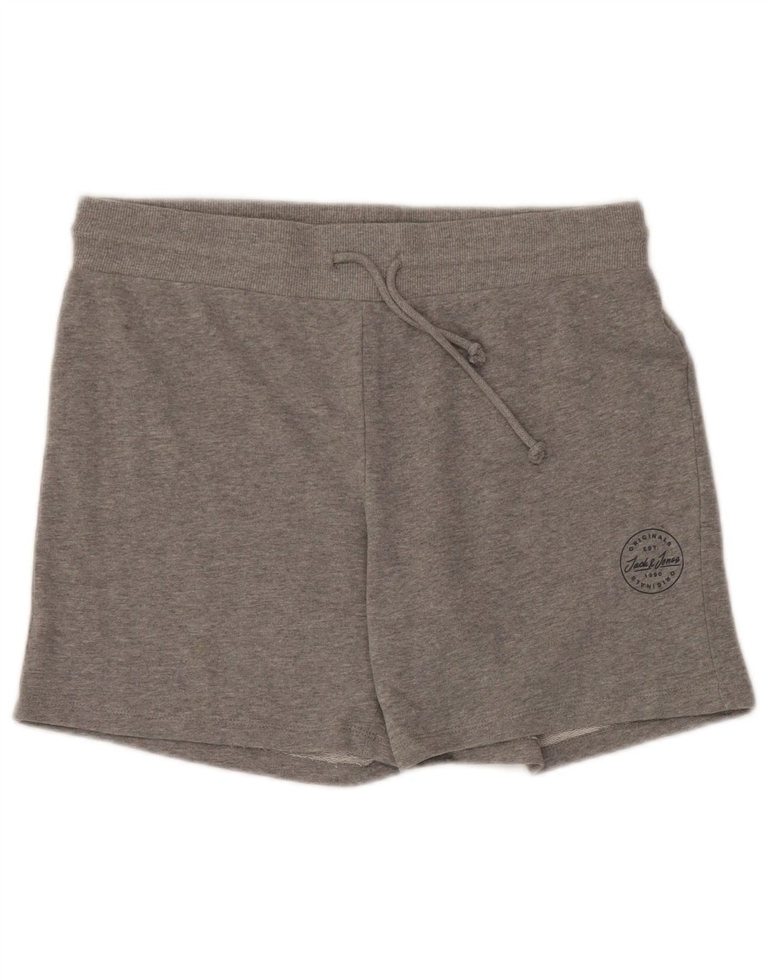 JACK & JONES Mens Sport Shorts Large Grey Cotton