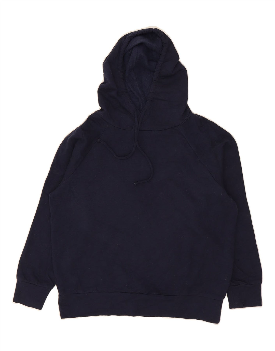J. CREW Womens Hoodie Jumper UK 14 Medium Navy Blue Cotton Vintage J. Crew and Second-Hand J. Crew from Messina Hembry 