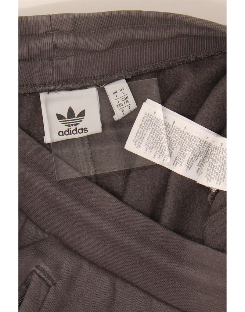 ADIDAS Mens Tracksuit Trousers Joggers Large Grey Cotton Vintage Adidas and Second-Hand Adidas from Messina Hembry 