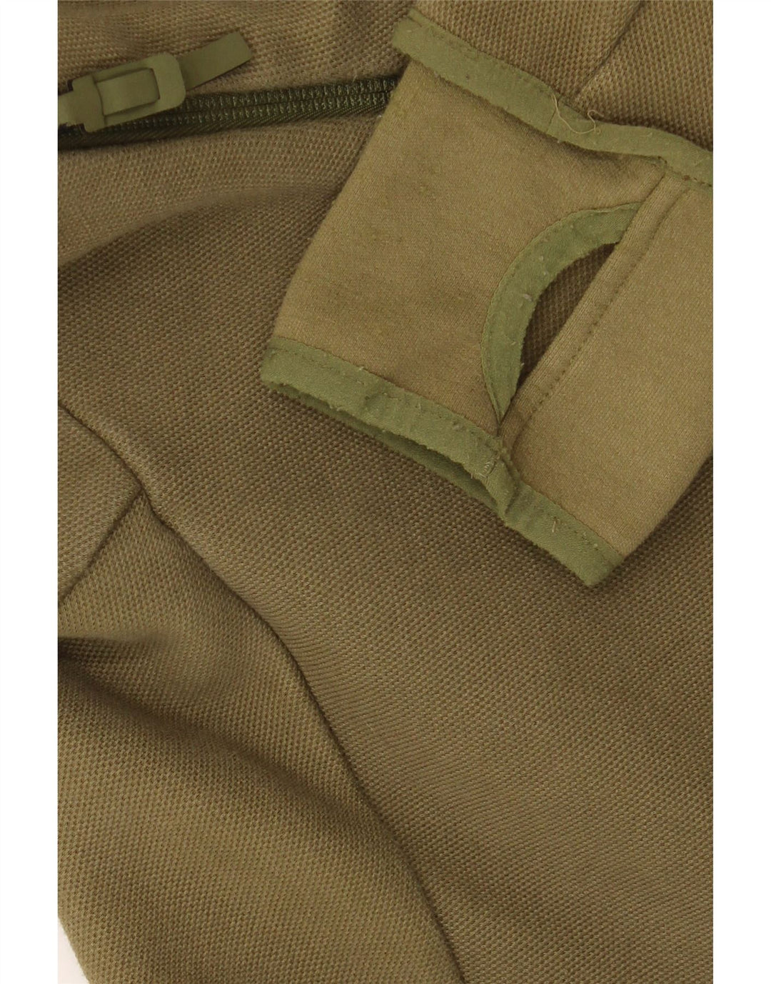 ADIDAS Mens Graphic Zip Hoodie Sweater Large Khaki