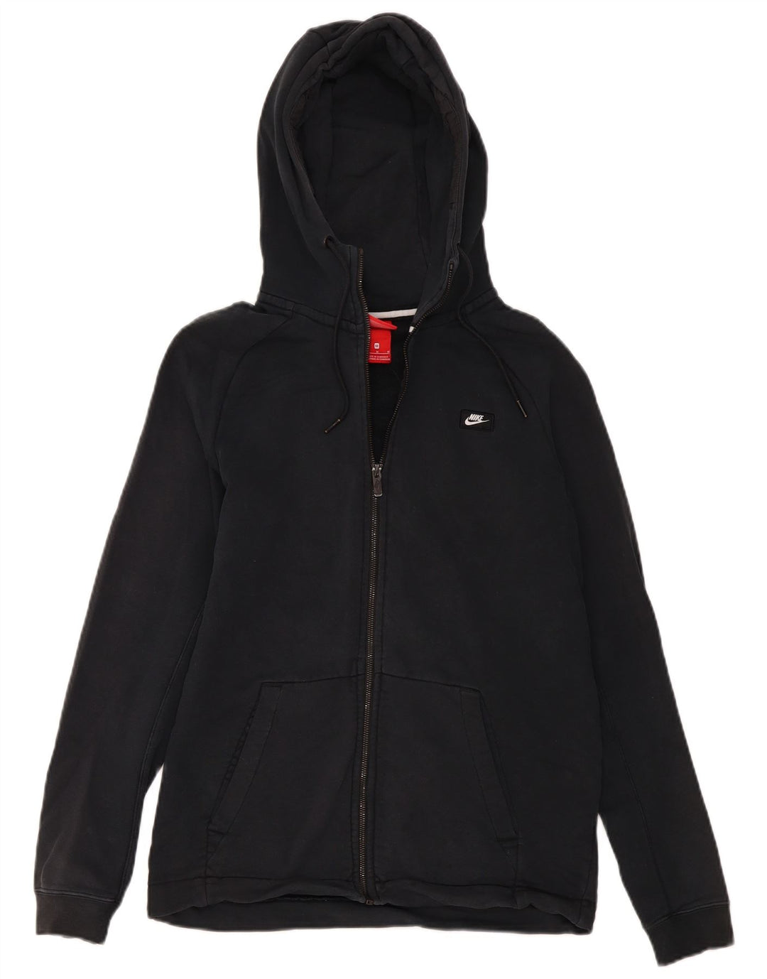 Nike Mens Zip Hoodie Sweater Medium Black