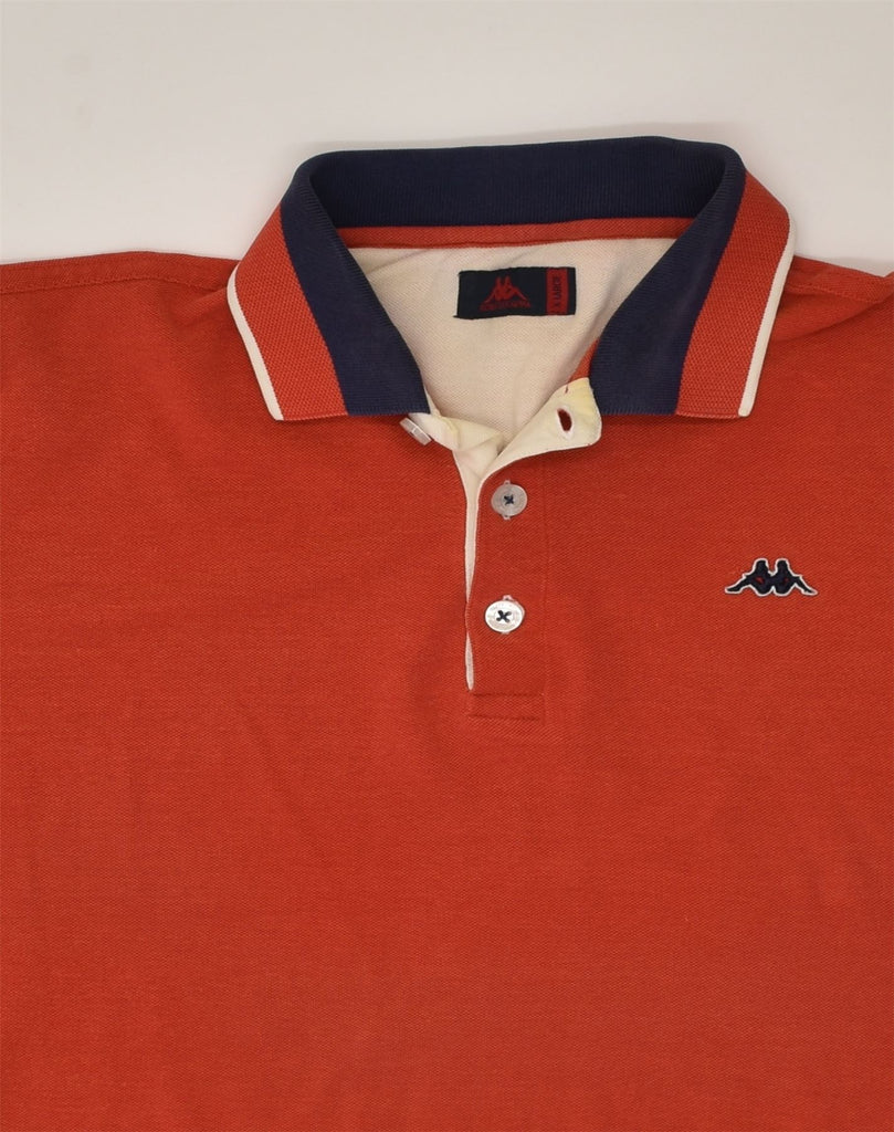 KAPPA Mens Polo Shirt XL Maroon Cotton | Vintage Kappa | Thrift | Second-Hand Kappa | Used Clothing | Messina Hembry 