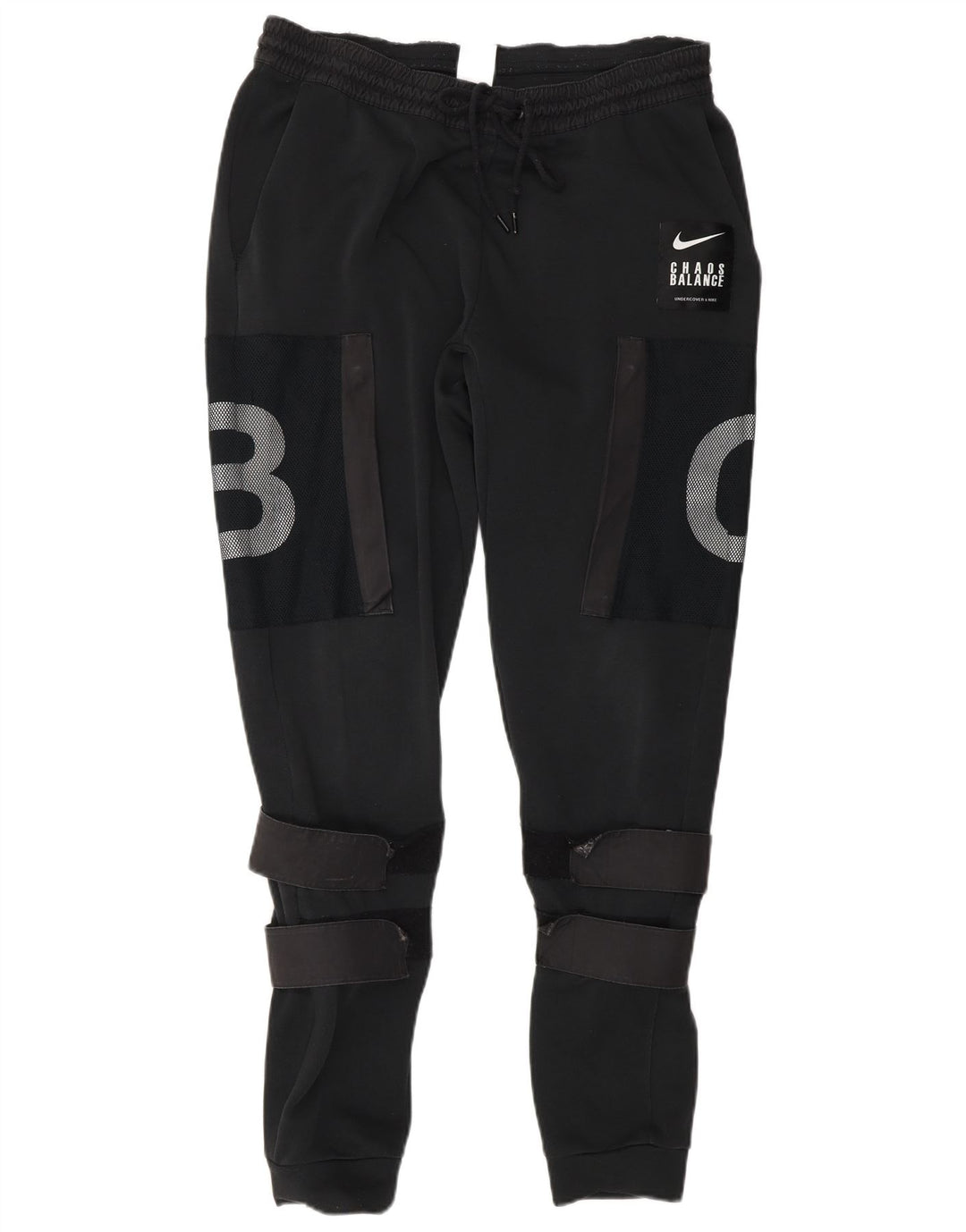 Nike Mens Graphic Tracksuit Trousers Joggers Medium  Black Polyester