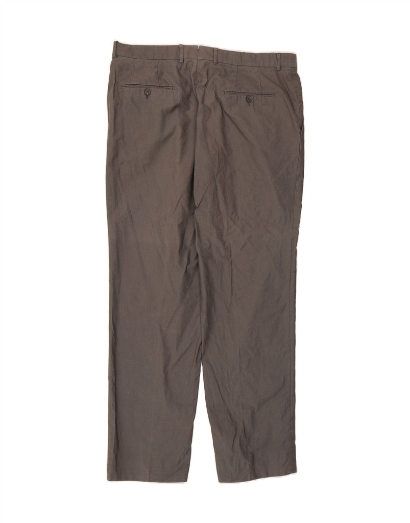 MASSIMO DUTTI Mens Straight Suit Trousers EU 50 2XL W40 L33 Grey Pinstripe Vintage Massimo Dutti and Second-Hand Massimo Dutti from Messina Hembry 