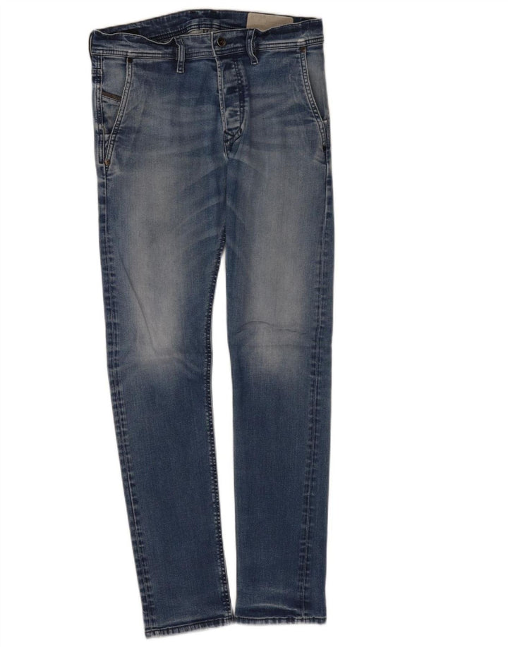Diesel Mens Slim Jeans W29 L31 Blue Cotton