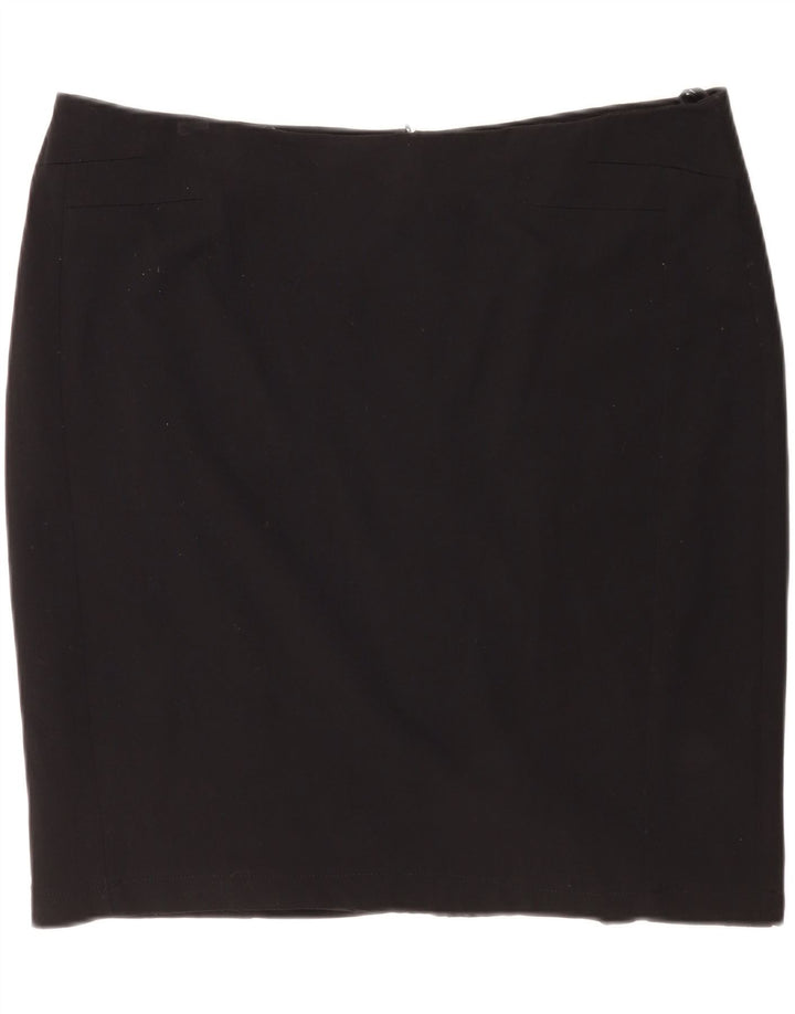 Marks & Spencer Womens Pencil Skirt UK 20 2XL W38  Black Polyester