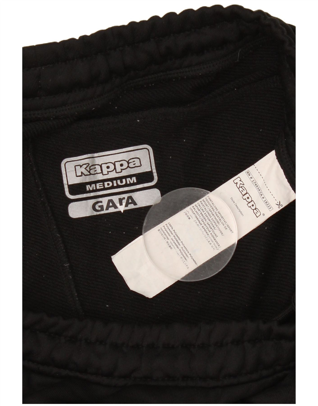 Kappa Mens Gara Bermuda Sport Shorts Medium Black Polyester