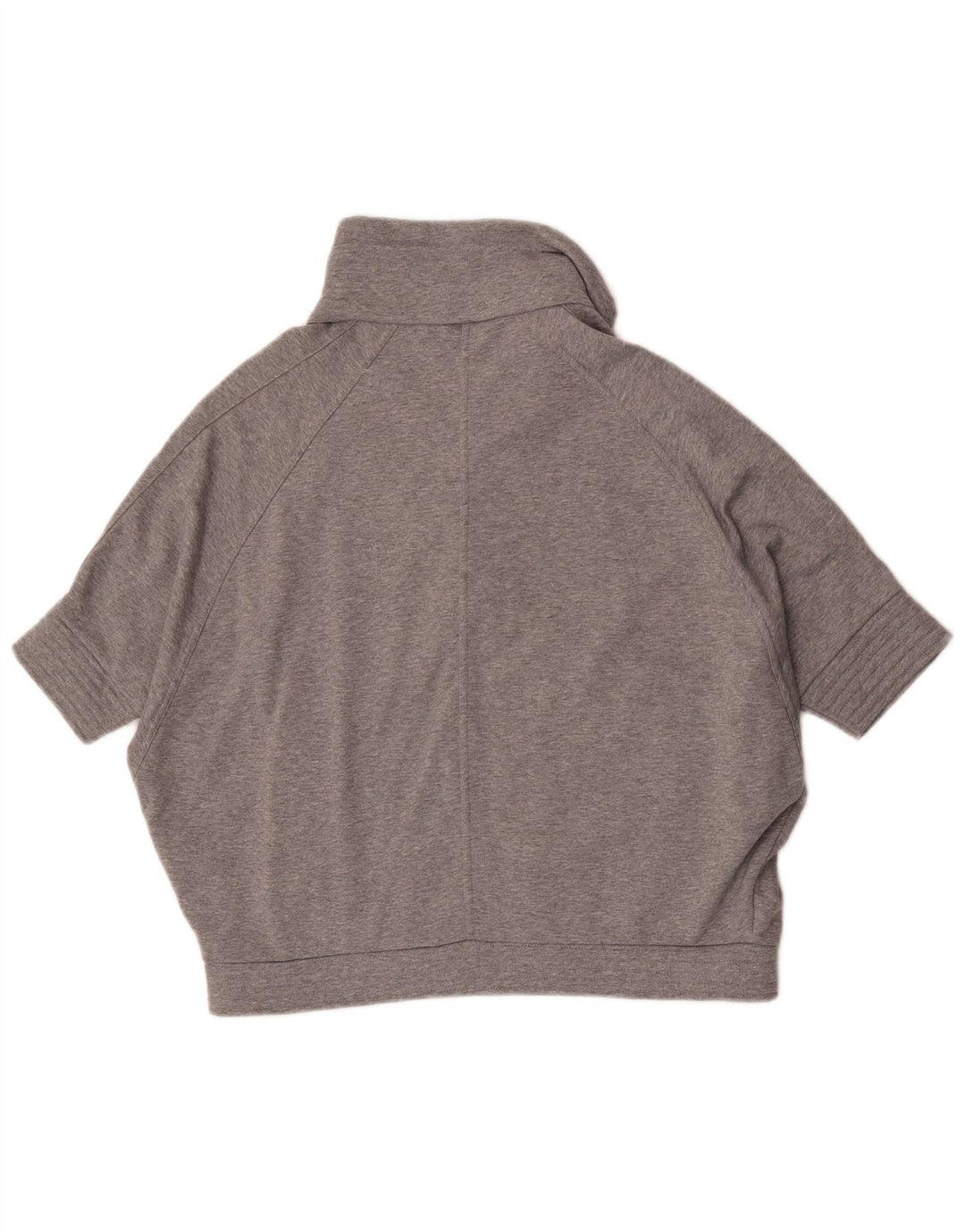 Puma Womens Short Sleeve Oversized Tracksuit Top Jacket UK 14 Large Grey