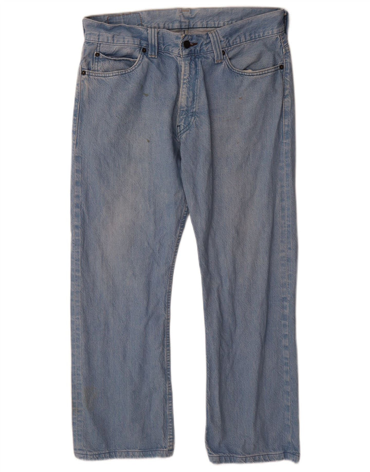 Levi's Mens 506 Straight Jeans W34 L29 Blue Cotton