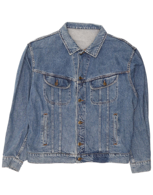 Vintage Mens Denim Jacket UK 42 XL Blue Cotton