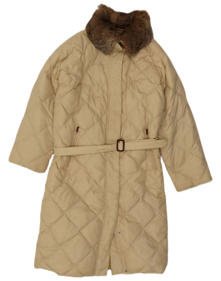 Henry Cottons Womens Padded Coat IT 46 Large Beige