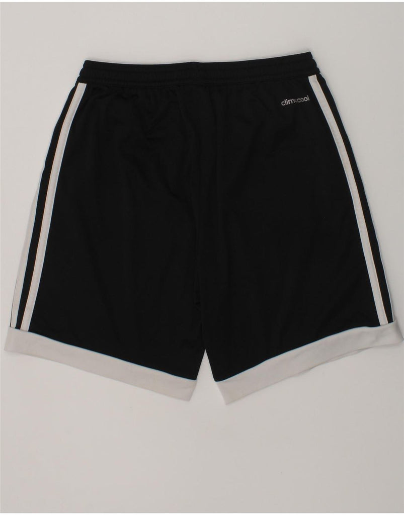 ADIDAS Boys Sport Shorts 11-12 Years Black Polyester | Vintage Adidas | Thrift | Second-Hand Adidas | Used Clothing | Messina Hembry 