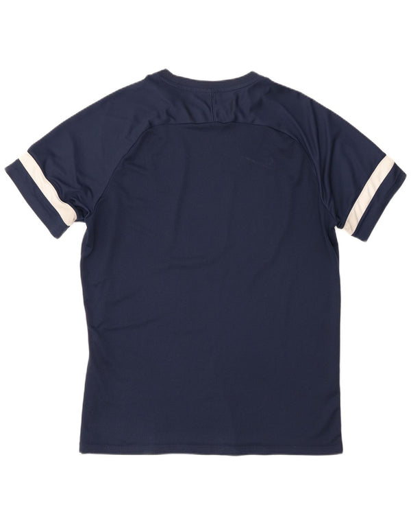 Nike Mens Dri Fit T-Shirt Top XL Navy Blue Colourblock