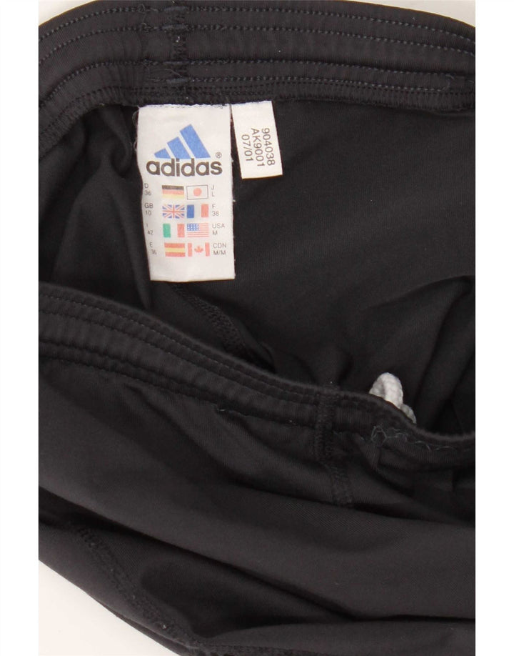 Adidas Womens Climalite Leggings UK 10 Small Navy Blue Polyester