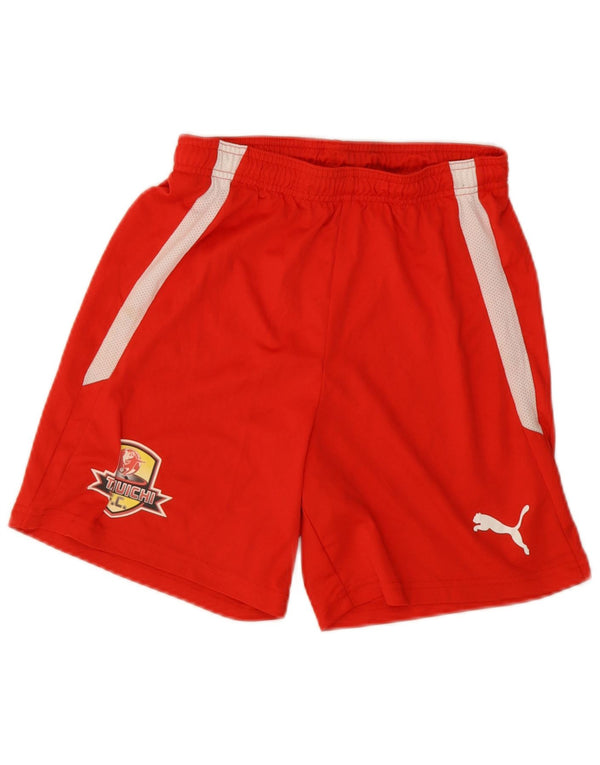 Puma Boys Sport Shorts 15-16 Years  Red Colourblock