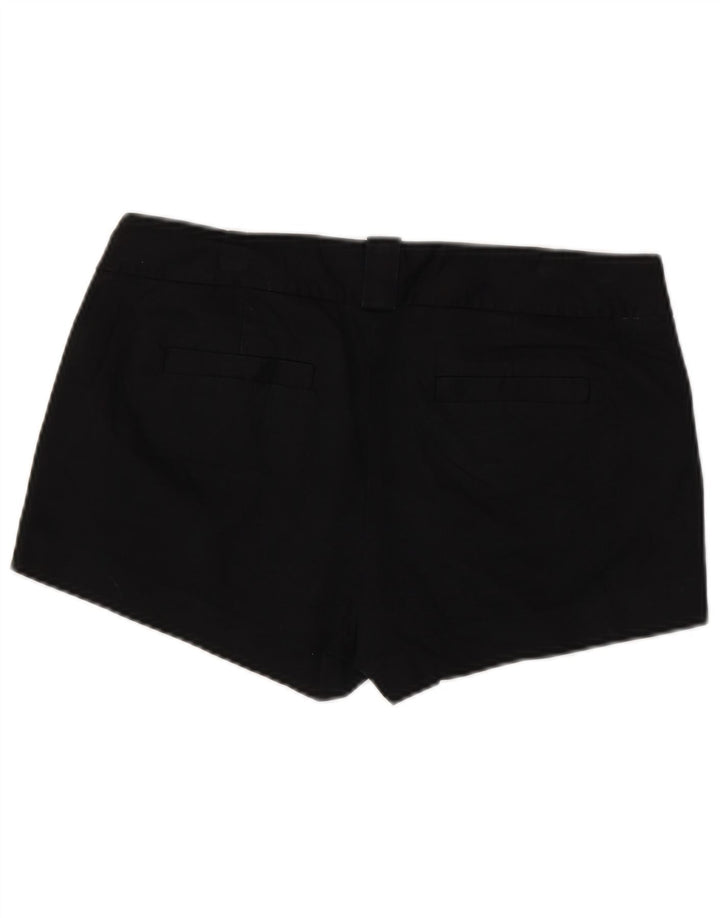J. CREW Womens Chino Shorts US 10 Large W34  Black Cotton