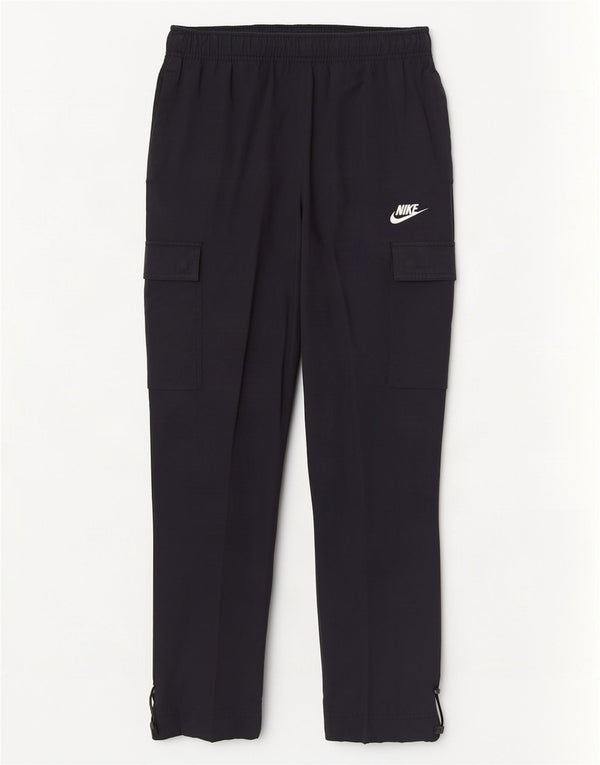 Nike Mens Cargo Tracksuit Trousers Small Navy Blue Cotton