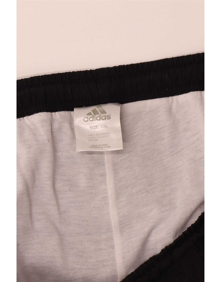 Adidas Mens Tracksuit Trousers 2XL Black Polyester