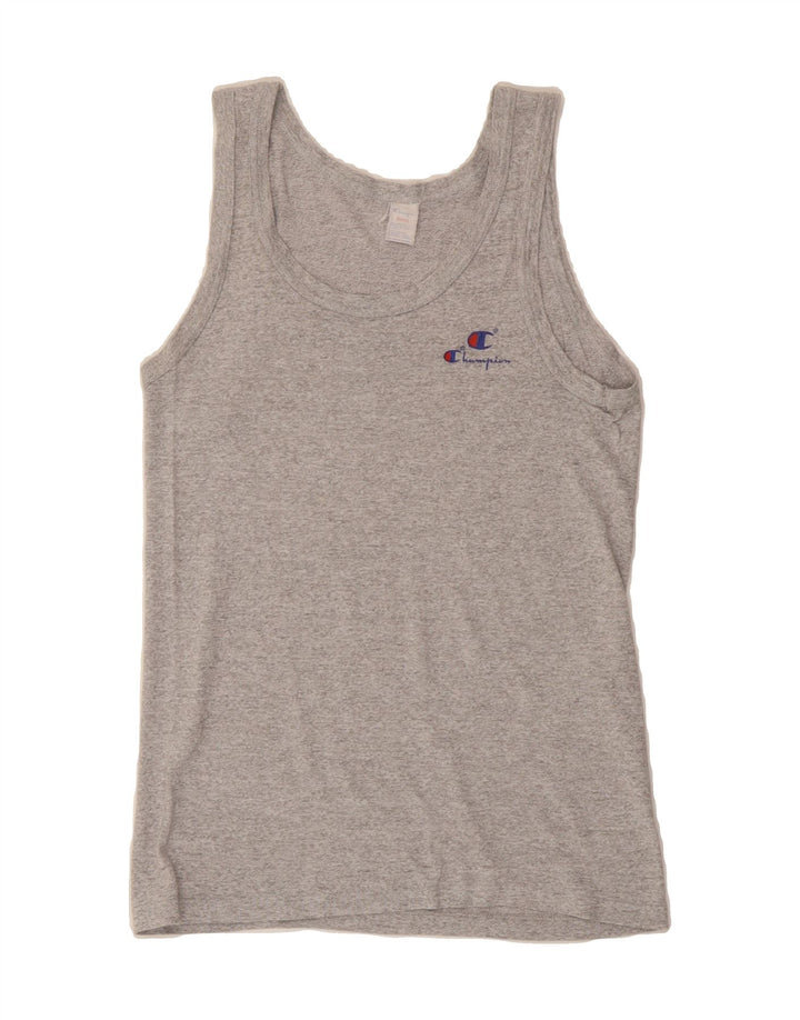 CHAMPION Mens Vest Top Small Grey Cotton Vintage Champion and Second-Hand Champion from Messina Hembry 