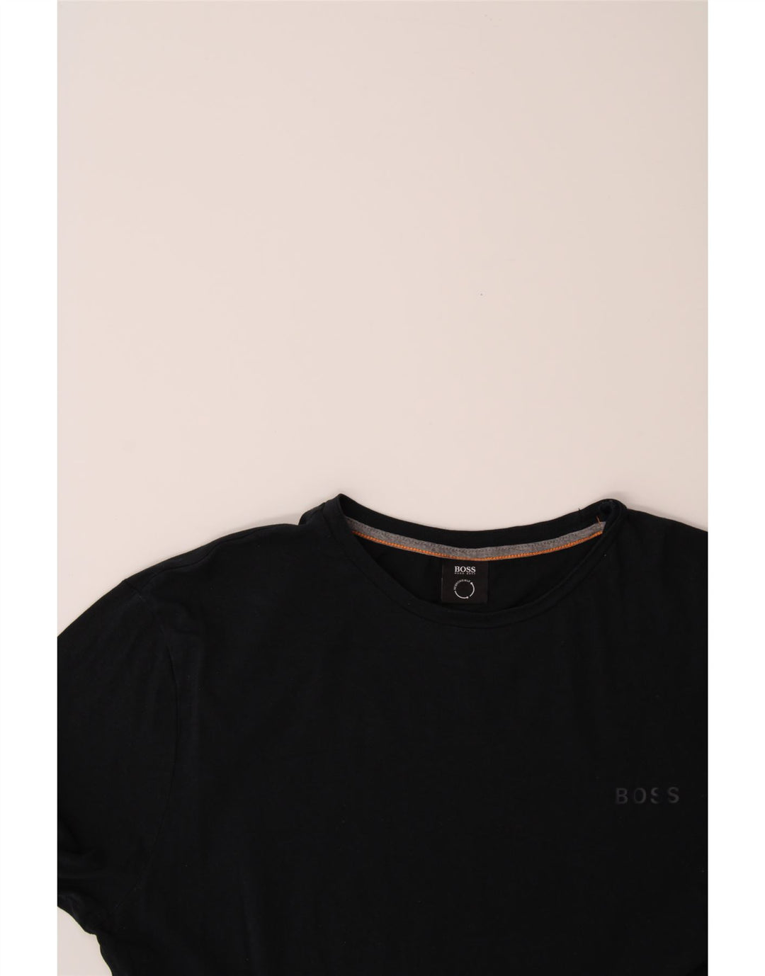 HUGO BOSS Mens T-Shirt Top Large Black Cotton Vintage Hugo Boss and Second-Hand Hugo Boss from Messina Hembry 