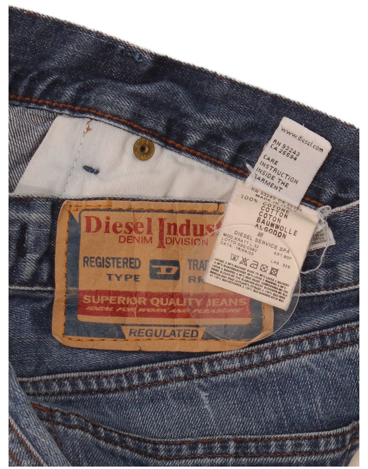 Diesel Mens Denim Shorts W38 XL  Blue Cotton