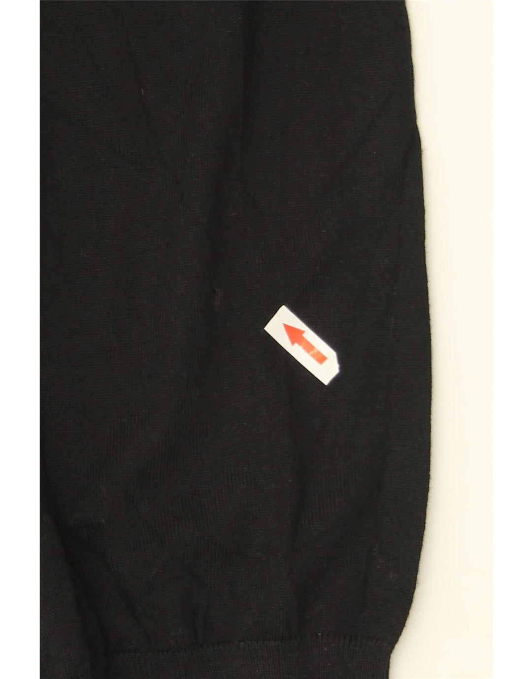 Marks & Spencer Mens V-Neck Jumper Sweater 2XL Black Merino Wool