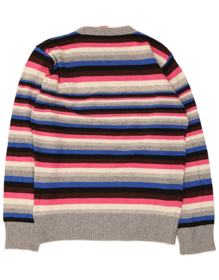 Franklin Marshall Mens Crew Neck Jumper Sweater Medium Multicoloured