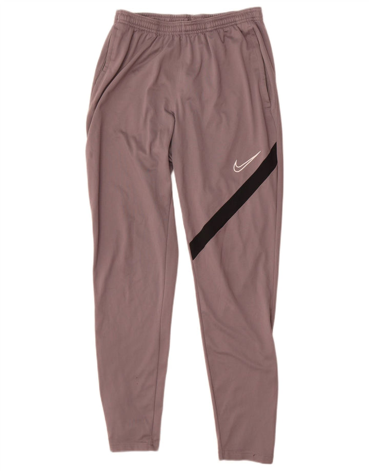 Nike Mens Dri Fit Tracksuit Trousers Medium  Grey Colourblock Polyester